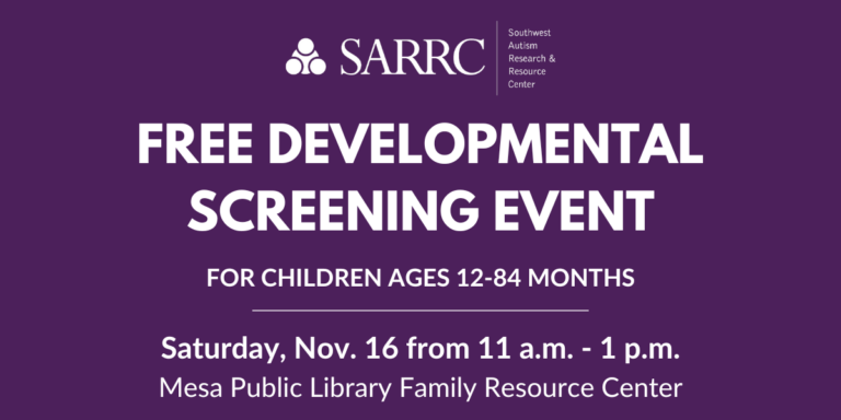 Free Developmental Screening Event at Mesa Public Library